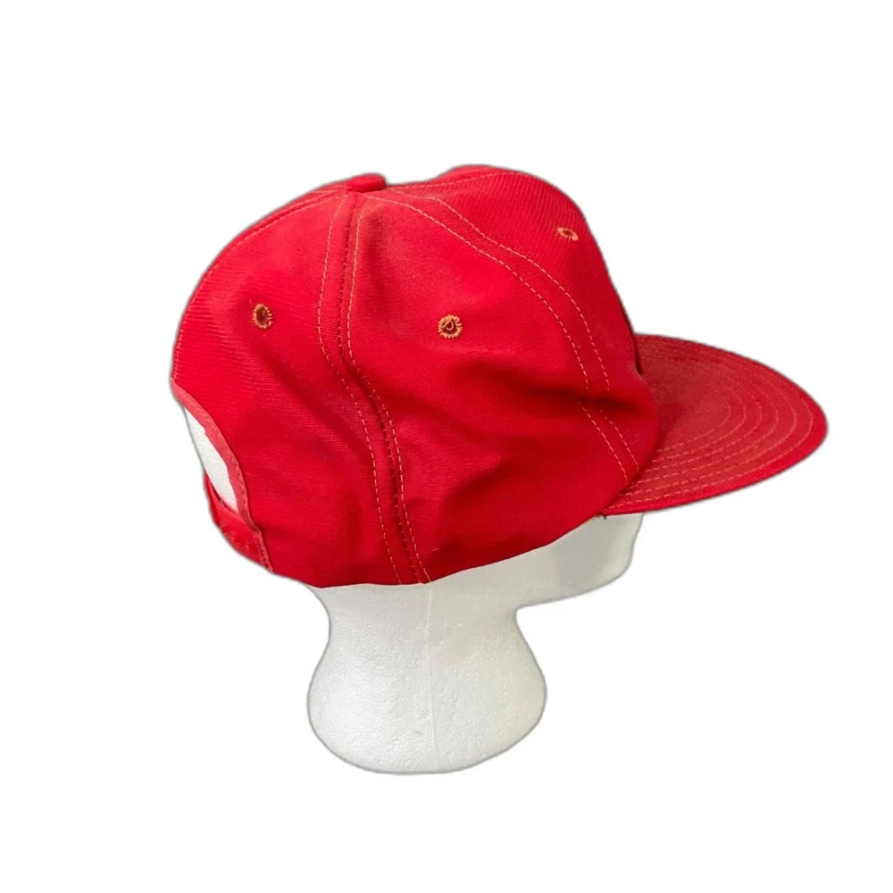 Vintage Winchester Snapback Hat Cap Red USA 80s OS